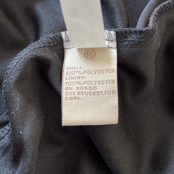 jonathan martin Wrap Around Sleeveless Lined Polka Dot Dress NWOT Size 16 - Picture 13 of 16